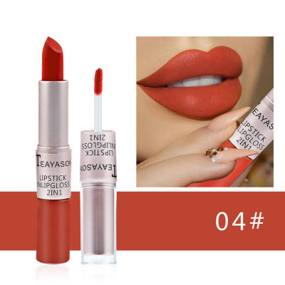 Double-ended Non-stick Cup Matte Matte Lip Gloss3