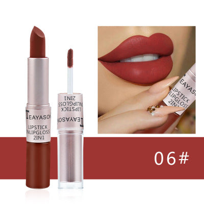 Double-ended Non-stick Cup Matte Matte Lip Gloss5