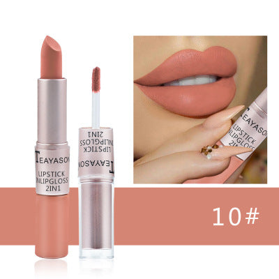 Double-ended Non-stick Cup Matte Matte Lip Gloss9