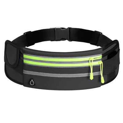 Double Zippers Waist Bags Waterproof Sports Running Fanny Pack Fitness-2
