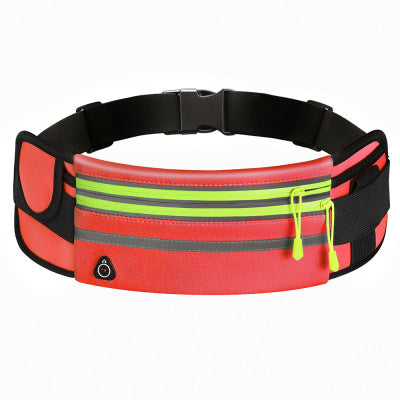 Double Zippers Waist Bags Waterproof Sports Running Fanny Pack Fitness-3