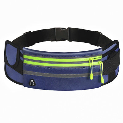 Double Zippers Waist Bags Waterproof Sports Running Fanny Pack Fitness-7