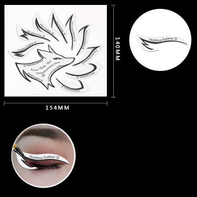 Eyeshadow Eyeliner Makeup Template Sticker2