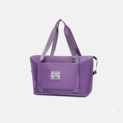 Foldable Storage Travel Bag Waterproof Large Capacity Gym Fitness Bag Weekender Overnight For Women-3