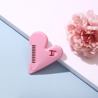 Fringe Heart Double Side Comb And Trim Hair Knife4