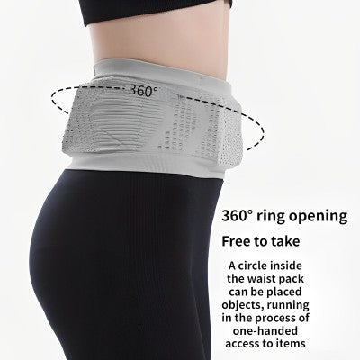 High-stretch Large Capacity Sports Multifunctional Security Breathable Corset Portable Gym Loose Elastic Waist Pack Invisible Fitness-2