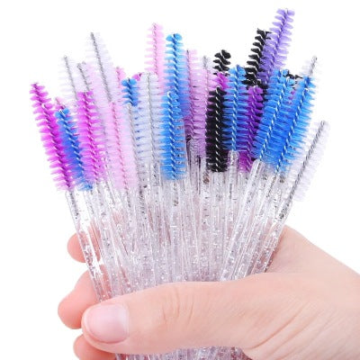 Hot Selling Crystal Acrylic Eyelash Brush-2