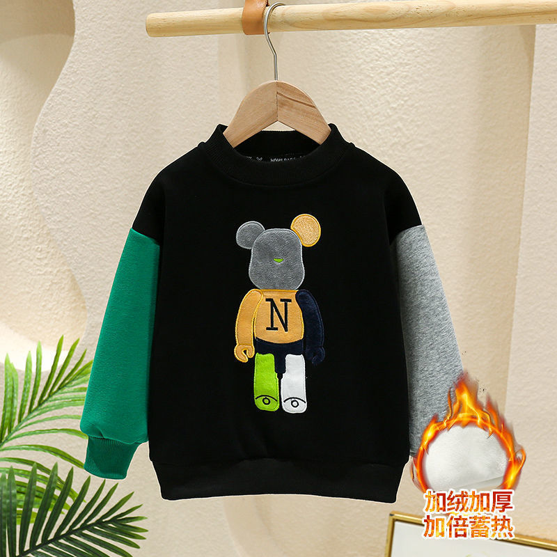 Kids Bear Sweatshirts Winter Childrens Bottomed Shirt-Veeddydropshipping-02