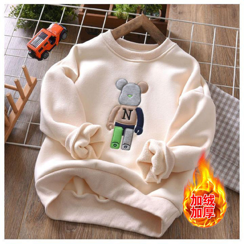 Kids Bear Sweatshirts Winter Childrens Bottomed Shirt-Veeddydropshipping03