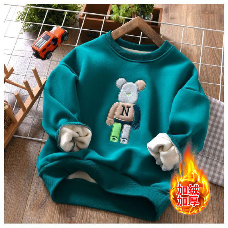 Kids Bear Sweatshirts Winter Childrens Bottomed Shirt-Veeddydropshipping-04