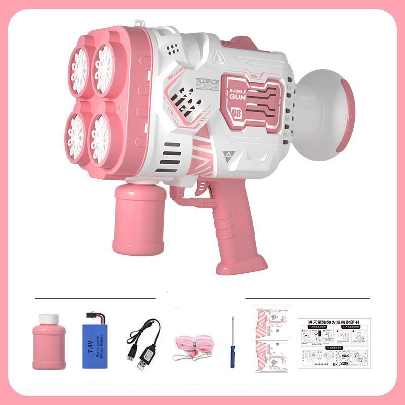 LEDlightsbubbleGunRocketSoapBubbleMachineElectricSpaceLauncher-Veeddydropshipping-4