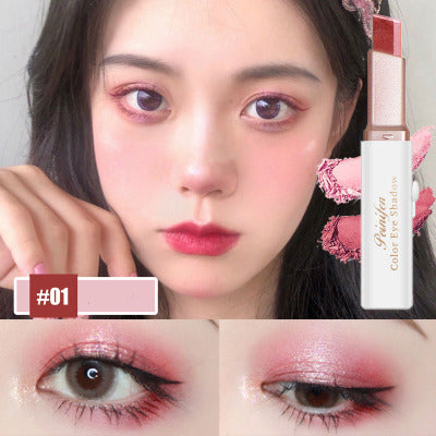Lazy Eyeshadow Stick Stereo Gradient Shimmer Double Color Eye Shadow Pen Waterproof Easy To Wear Eyeshadow10