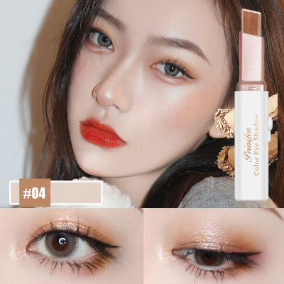 Lazy Eyeshadow Stick Stereo Gradient Shimmer Double Color Eye Shadow Pen Waterproof Easy To Wear Eyeshadow-Veeddydropshipping