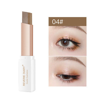 Lazy Eyeshadow Stick Stereo Gradient Shimmer Double Color Eye Shadow Pen Waterproof Easy To Wear Eyeshadow4