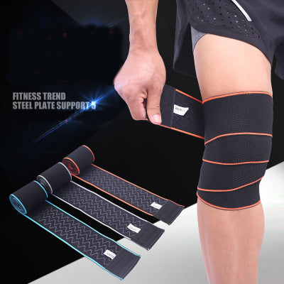 Lifting Knee Wraps Sports Running Basketball Football Wrap Bandage Kneepad-2