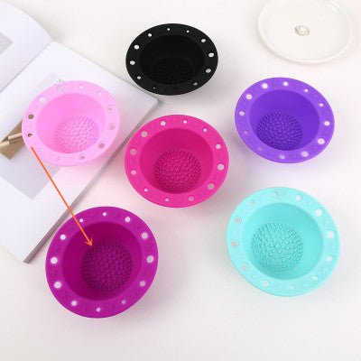 Makeup Washing Cleaner Portable Foldable Washing Bowl7