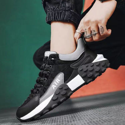 Male Student Running Sneakers Platform Dad Shoes Fitness-3