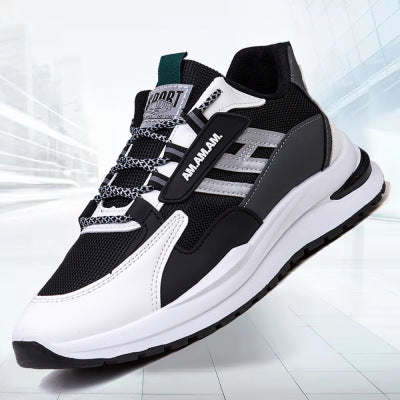 Men Sneakers White Sports Shoes Running Walking Fitness-2