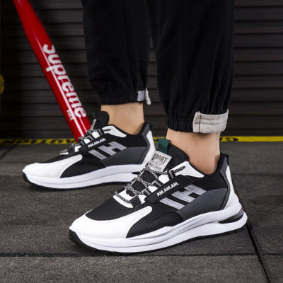 Men Sneakers White Sports Shoes Running Walking Fitness-3