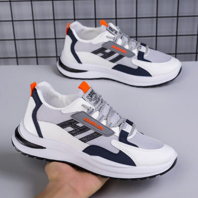 Men Sneakers White Sports Shoes Running Walking Fitness-5