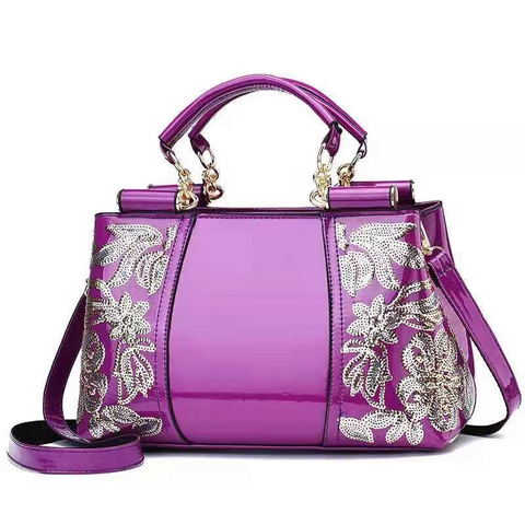 Mother‘s Day Fashion Sequins Handbags Women Shoulder Bags For Party Wedding Bridal Bag-2