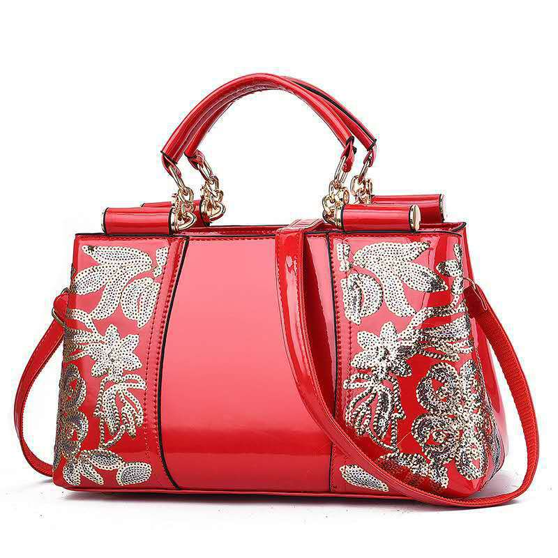 Mother‘s Day Fashion Sequins Handbags Women Shoulder Bags For Party Wedding Bridal Bag-4