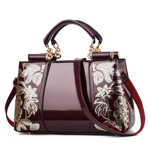 Mother‘s Day Fashion Sequins Handbags Women Shoulder Bags For Party Wedding Bridal Bag-5