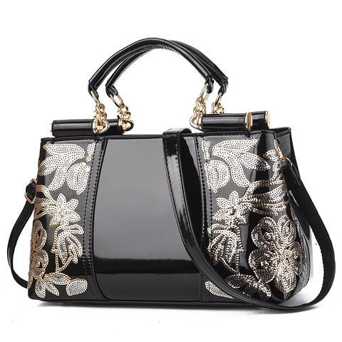 Mother‘s Day Fashion Sequins Handbags Women Shoulder Bags For Party Wedding Bridal Bag-7