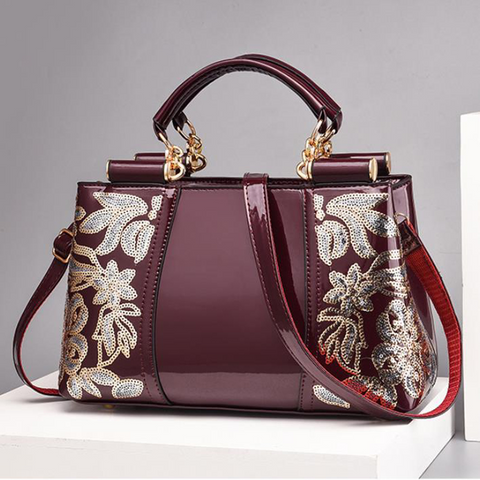 Mother‘s Day Fashion Sequins Handbags Women Shoulder Bags For Party Wedding Bridal Bag-1