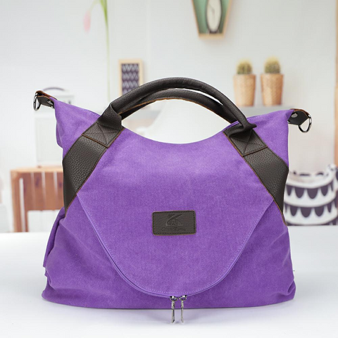 Mother‘s Day Handbags Women Minimalist Retro Shoulder Crossbody Vintage Canvas Bag-2