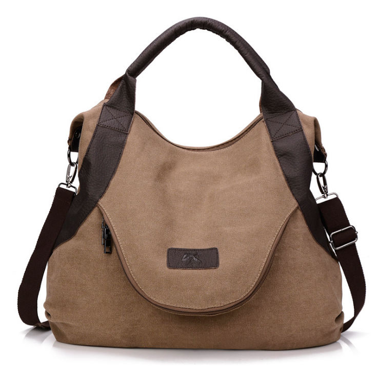 Mother‘s Day Handbags Women Minimalist Retro Shoulder Crossbody Vintage Canvas Bag-4