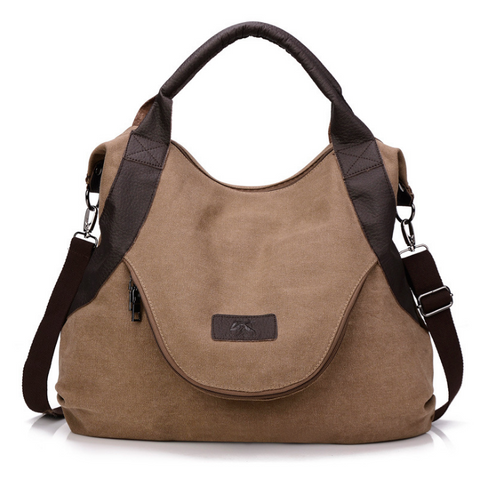 Mother‘s Day Handbags Women Minimalist Retro Shoulder Crossbody Vintage Canvas Bag-9
