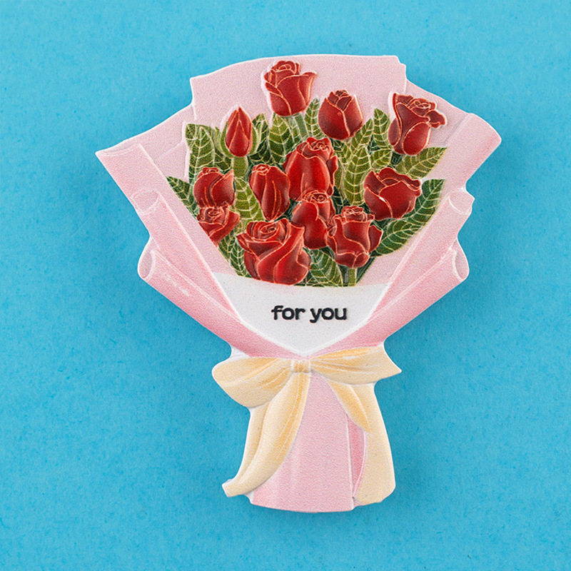    MothersDayGiftsResinStereoBouquetFridgeStickers-Veeddydropshipping-3