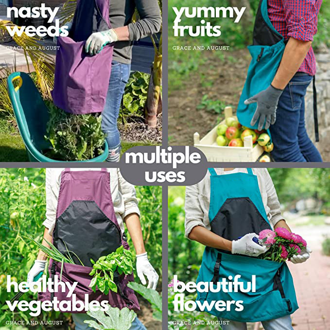 Multi-purposeBackpackApronLargePocketGardeningStorageBag-Veeddydropshipping-5