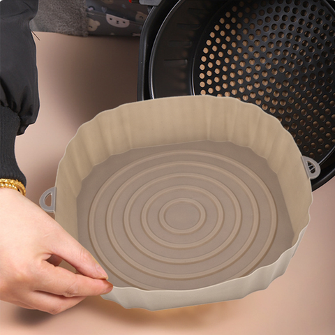     MultipurposeSiliconeAirFryerBakingPan-Veeddydropshipping-1