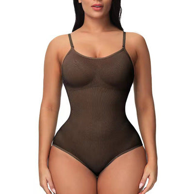 New Seamless Bodysuit With Large Waistband Fitness-6