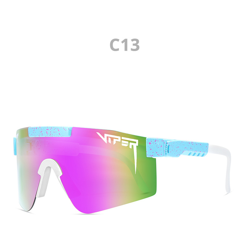 Outdoor Cycling Sunglasses Rainbow Gradient Glasses Fitness-6