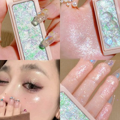 Pearlescent Broken Diamond Fine Glitter Brighten Skin Clear High Gloss Cream6
