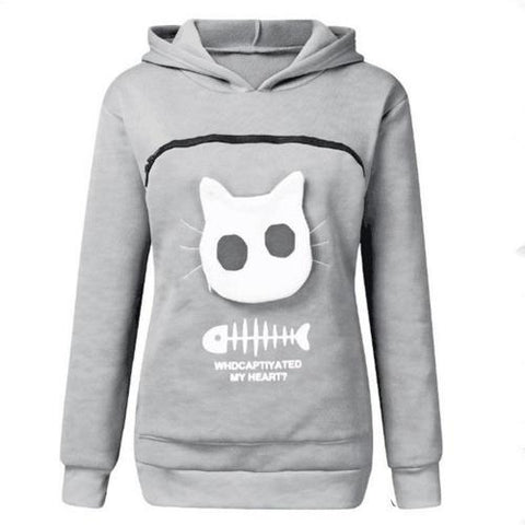 Pet Strap Thickened Shirt Cat Lover Hoodie-Veeddydropshipping