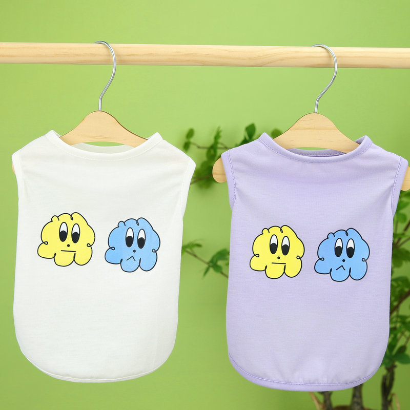    PetClothingSmallAndMedium-sizedPomeranianBearTeddyLaughingCloudVest-Veeddydropshipping-4