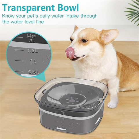 PetProducts70ozDogWaterBowlLargeCapacitySpillProofDogBowlTransparent2L-Veeddydropshipping-3
