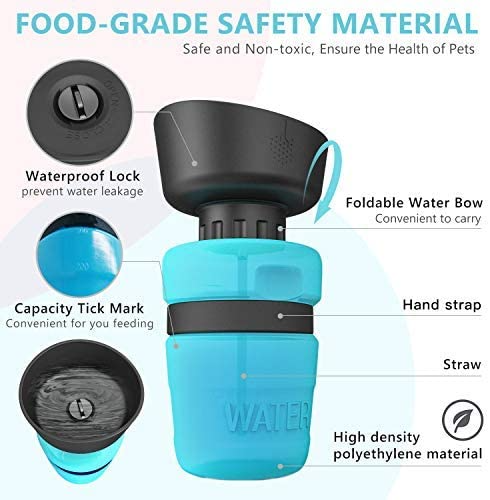 Pet Products Pet Dog Foldable Water Bottle Water Dispenser-Veeddydropshipping