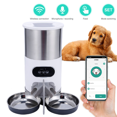 PetProductsSmartAPPPetFeederCatAndDogFoodAutomaticDispenserStainlessSteelBowl-Veeddydropshipping-2