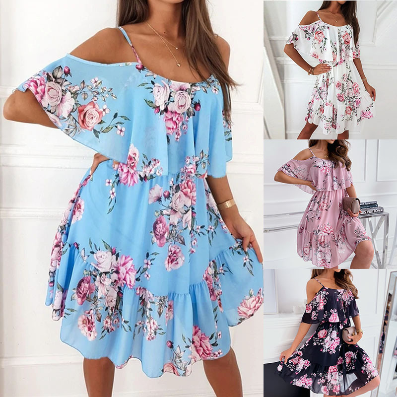PrintedDressOff-the-shoulderStrapSummerFashionDress-7_2