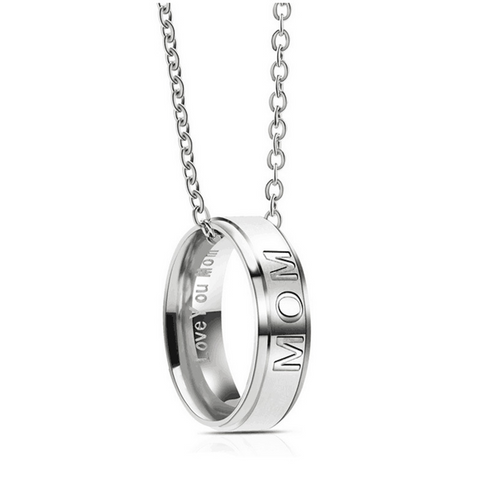       RingSteelPendantNeckDual-useJewelryforMother_sDayGift-3