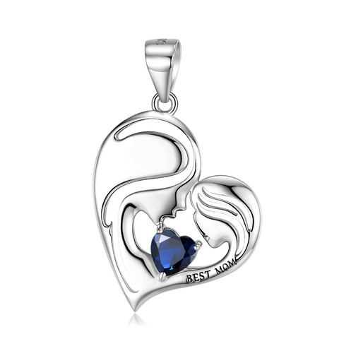 S925 Sterling Silver Heart Shape Best Mother's Day Gift Necklace-Veeddydropshipping