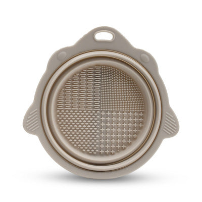 Silicone Folding Wash Bowl Makeup Circle4