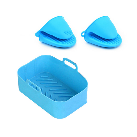    SuitableForDZ201Foodi8QTDoubleBasketFryerSiliconePan-Veeddydropshipping-11