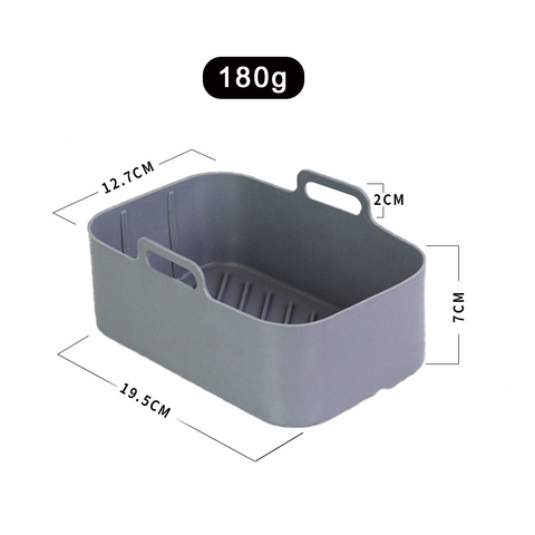 SuitableForDZ201Foodi8QTDoubleBasketFryerSiliconePan-Veeddydropshipping-2