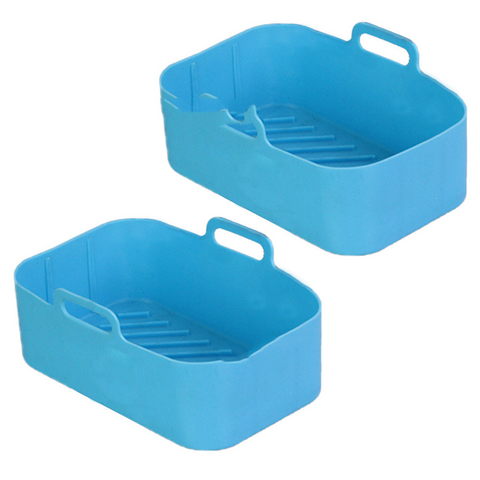    SuitableForDZ201Foodi8QTDoubleBasketFryerSiliconePan-Veeddydropshipping-7